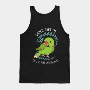 Indian Ringneck Parrot Aaaa Tank Top